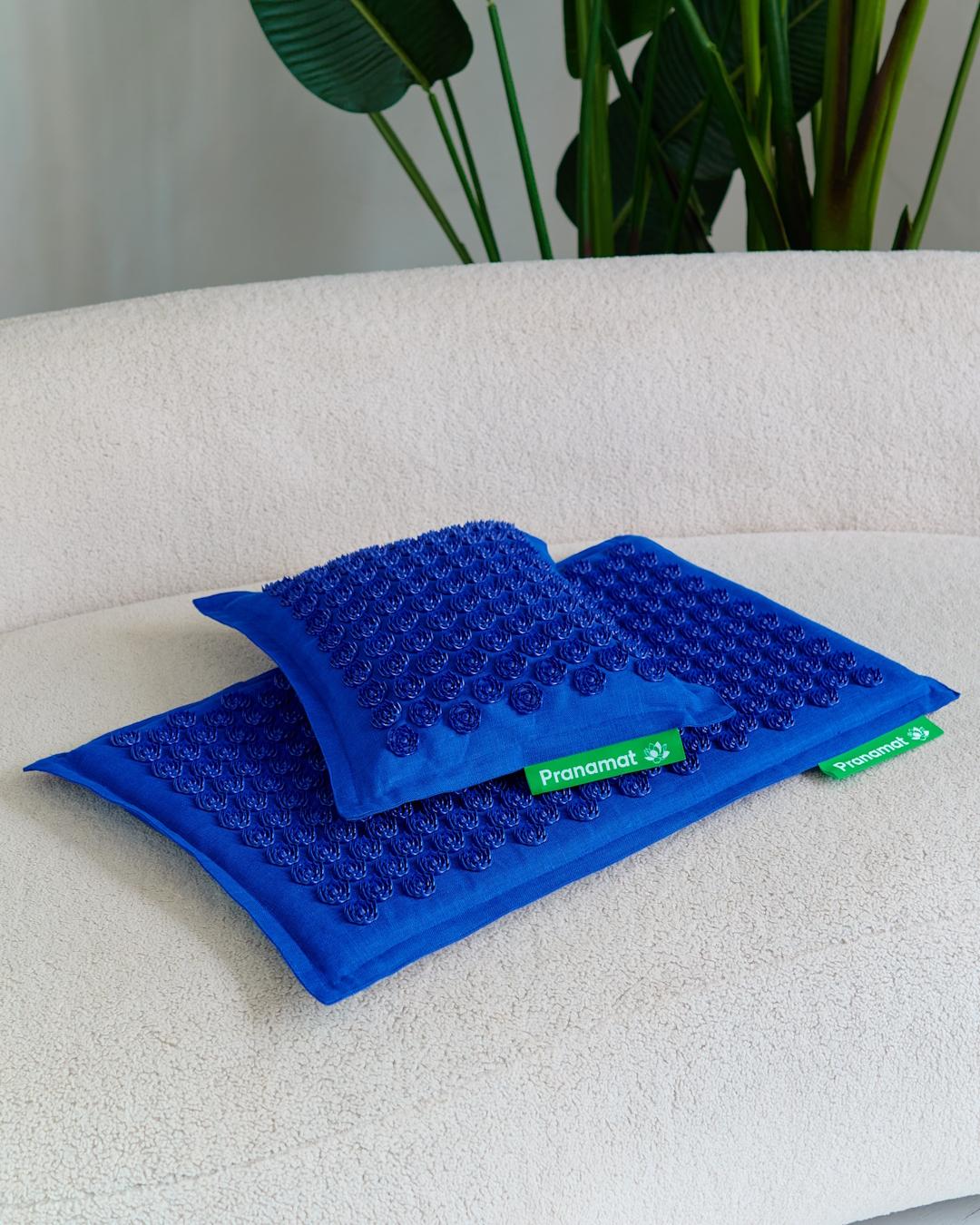Tappetino + Cuscino (Monaco Blue)