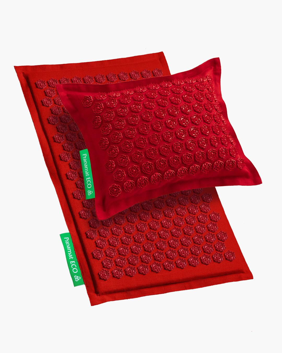 Pranamat ECO Mat + Pillow Red